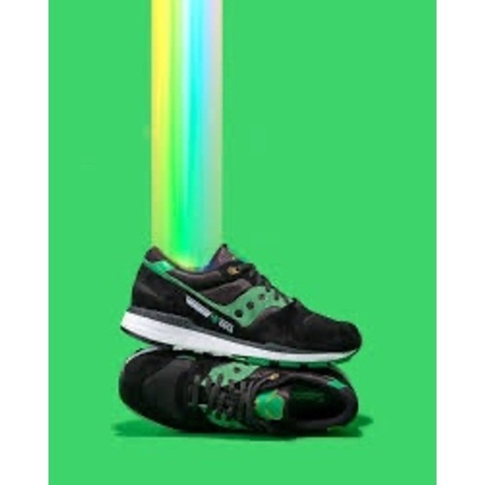 Saucony shamrock azura‎ sneakers St. Patrick's Day limited edition men's size 9